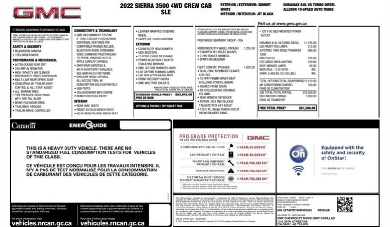 
								2022 GMC 3500 SLE Diesel Crew Cab 4×4 full									