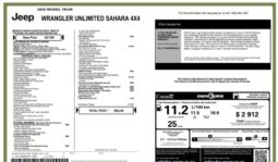 
										2020 Jeep Wrangler Unlimited Sahara 4×4 Leather full									