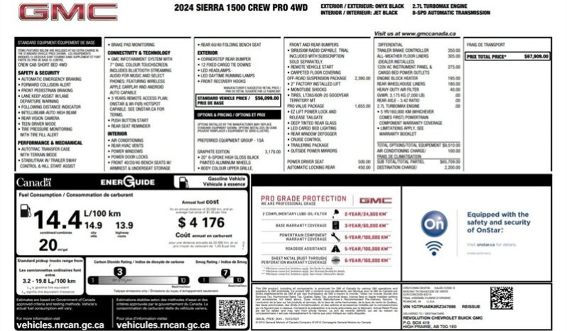 
								2024 GMC Sierra 1500 Pro Crew Cab 4×4 full									