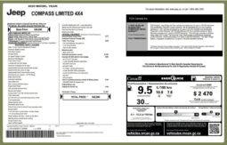 
										2020 Jeep Compass Limited 4×4 full									