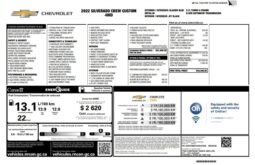 
										2022 Chevrolet Silverado 1500 Custom Crew Cab 4×4 full									