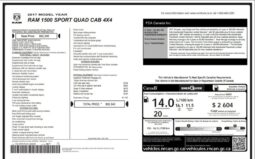 
										2017 Ram 1500 Quad Cab Sport 4×4 5.7L Hemi full									