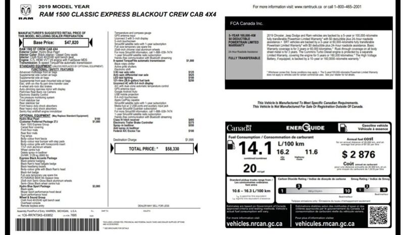 
								2019 RAM 1500 Classic Express Blackout Crew Cab 4×4 full									